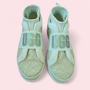 UGG Glitter Green Shoes 8